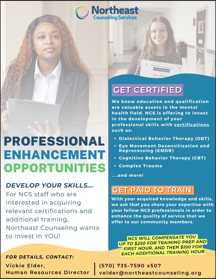 Professional Enhancement Opportunities Flyer 2026